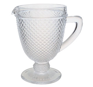 ダイヤ柄ピッチャー　クリアー