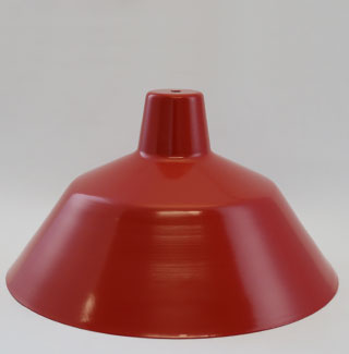 アルミ ランプシェード レッド
